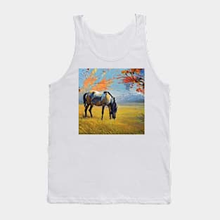 Autumn color horse Tank Top